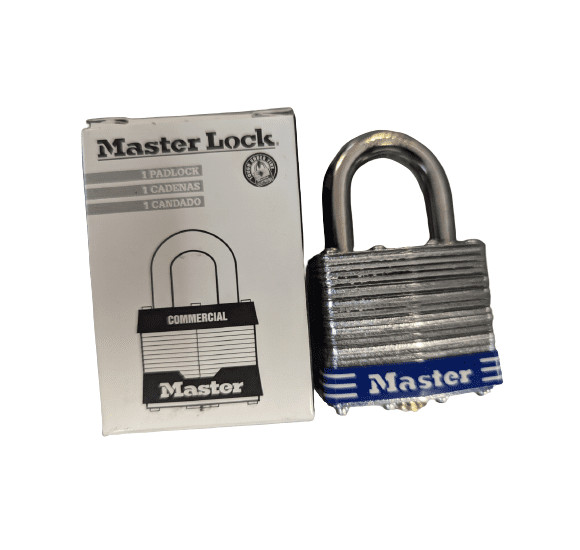 2-PACK Master Lock 1-3/4" Steel Body 4-Pin Cylinder Padlock Universal Pin 1UP