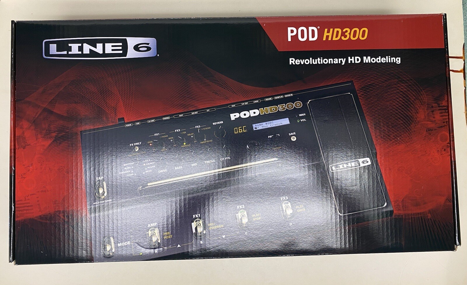 line 6 pod hd300 empty box