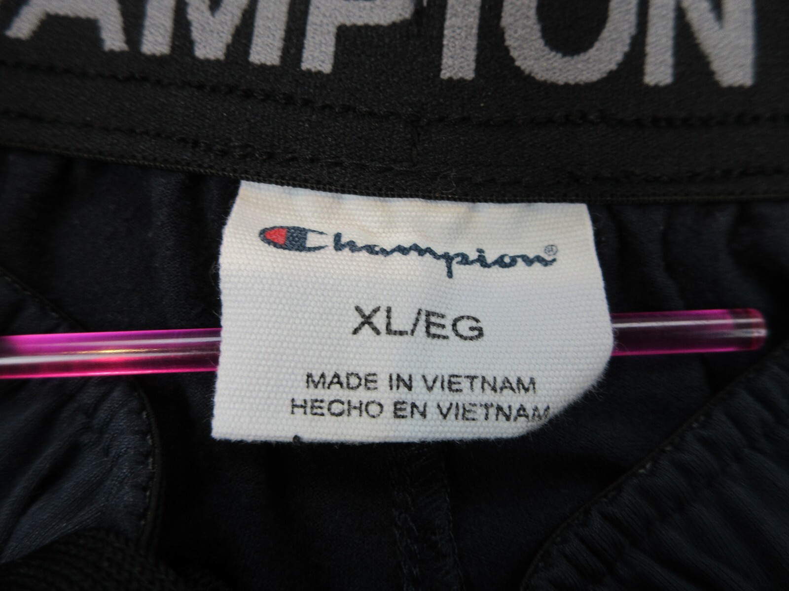 Champion Pants Mens Extra Large Blue Track Athletic Casual Drawstring 34x30