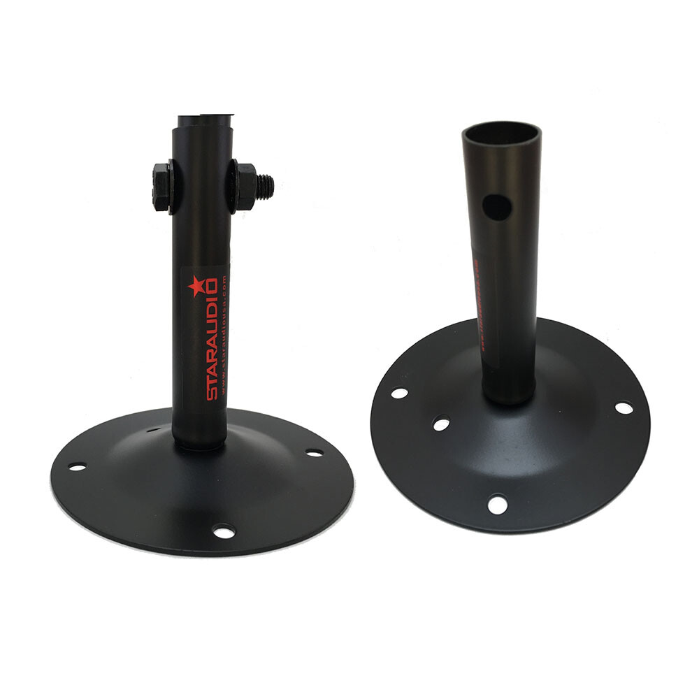 Pair Universal Wall Mount Speaker Ceiling Angle Tilt Rotation Adjustment Stands