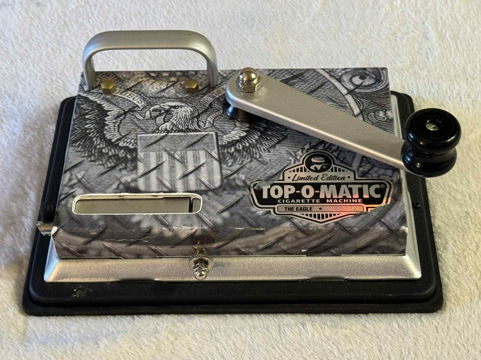 Top-O-Matic Cigarette Rolling Machine Limited Edition- Top-O-Matic The EAGLE