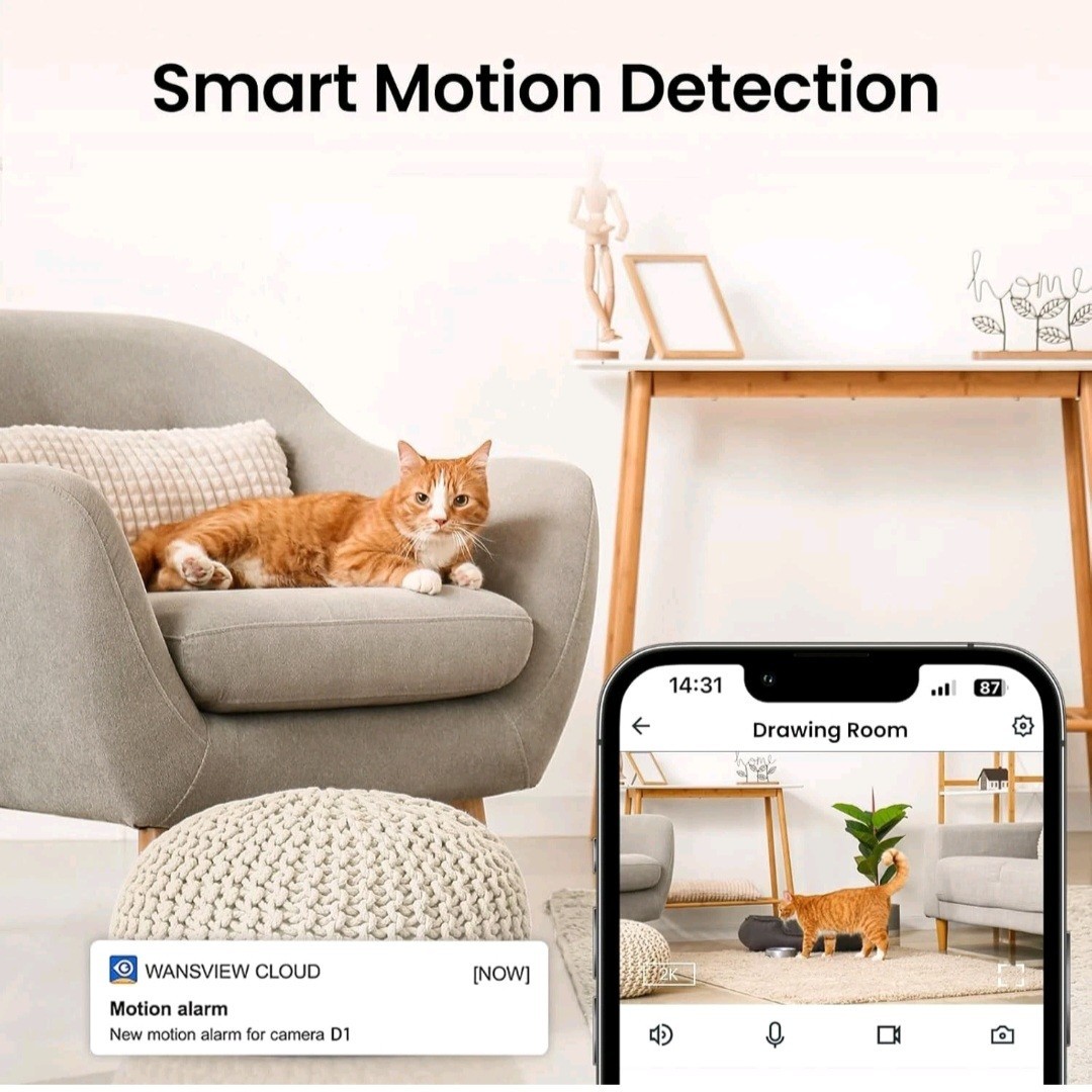 Cinnado D1, 2k Indoor Security Camera