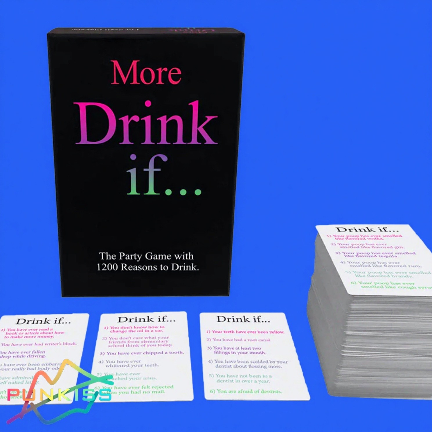 More Drink If Party Game Funny Adult Drinking Card Game 1200 Reasons to Drink