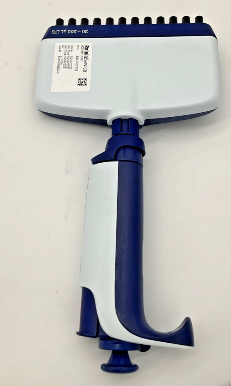 Mettler Toledo Rainin Pipet-Lite XLS 12-Channel Pipette 20–200 µL LTS Multi