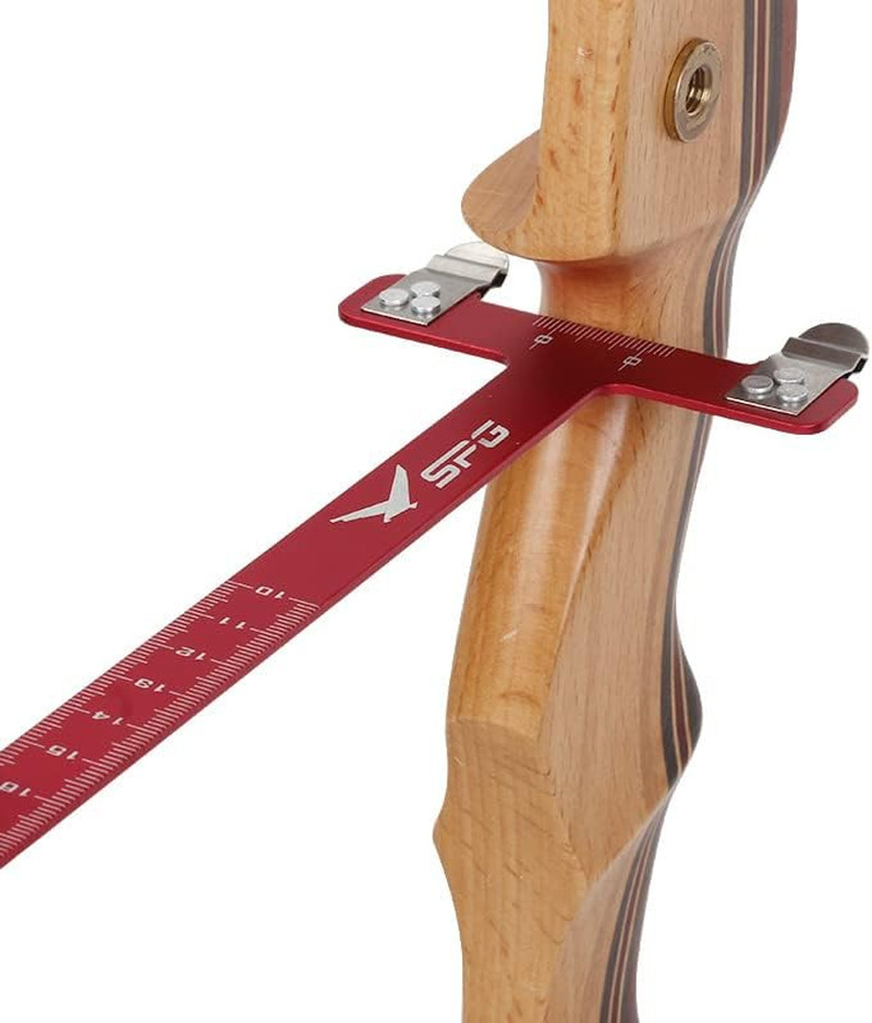 Archery Bow Square T Shape Ruler Measurement Tool Kit for Recurve and Compound B