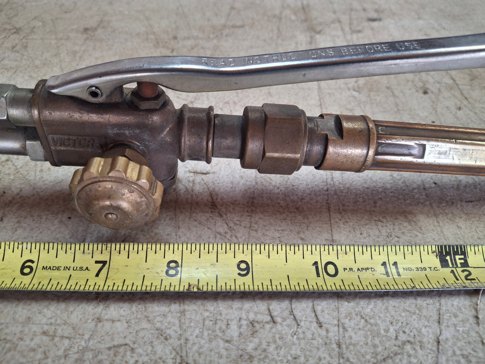Victor CA2460 Cutting Torch 8TD 123 (NO KNOBS)