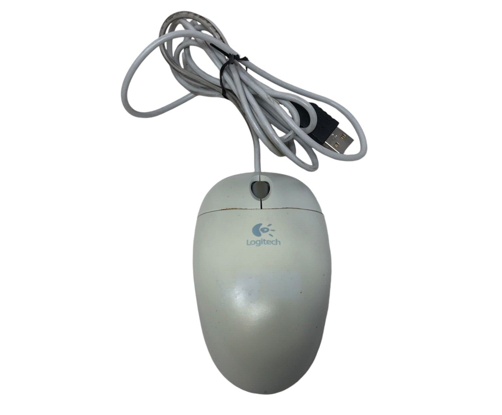 VTG Logitech Optical White Mouse Model M-UV96 USB