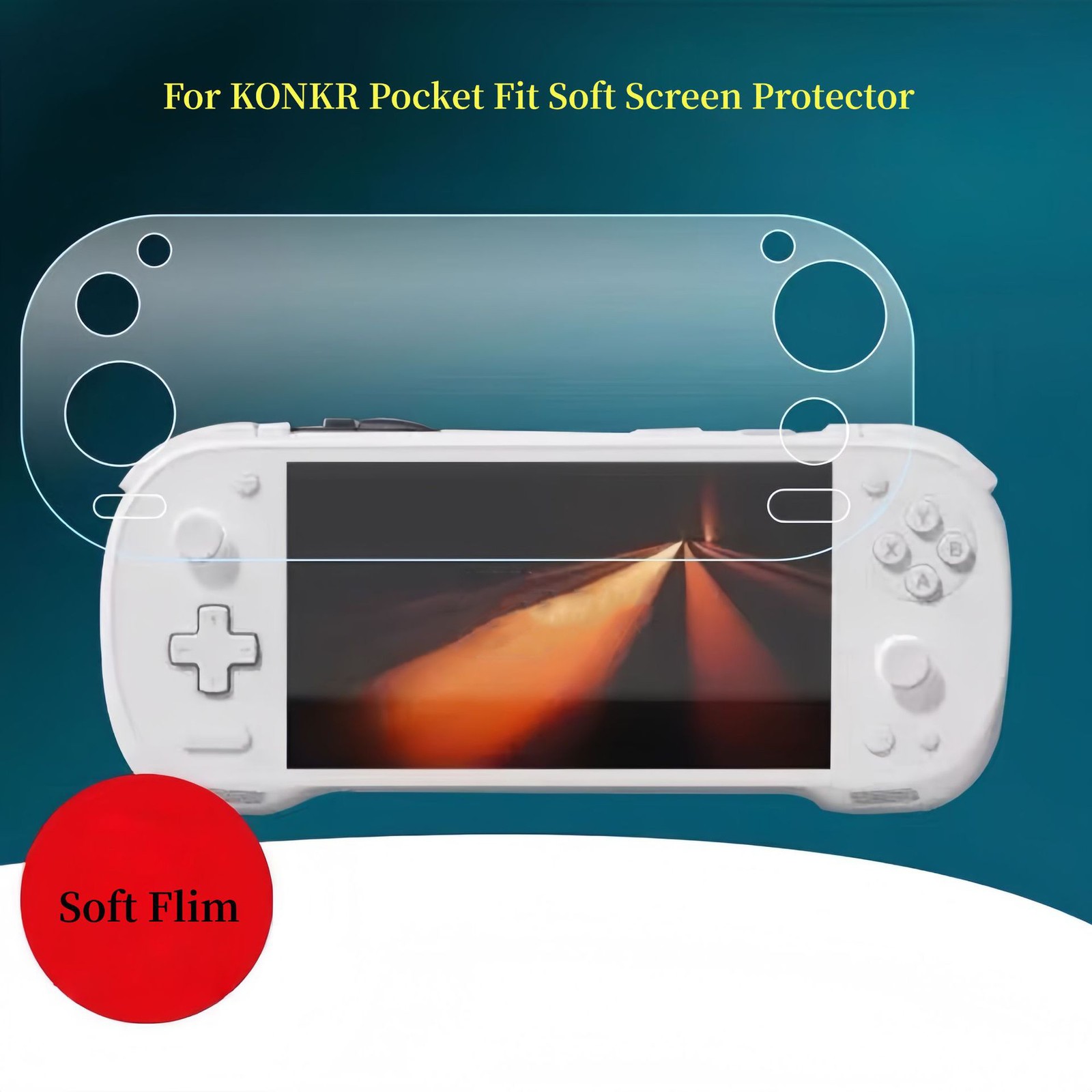 High Definition Ultra-Clear Soft Screen Protector for KONKR Pocket Fit
