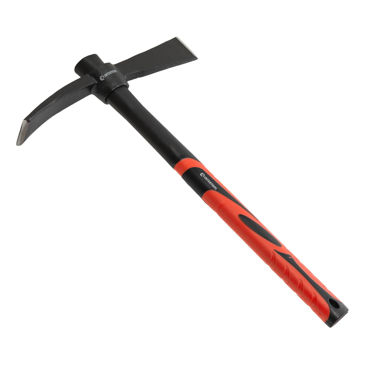 INTERTOOL Small Cutter Mattock – 1.5 lb Forged 16" Mattock, Red, Black
