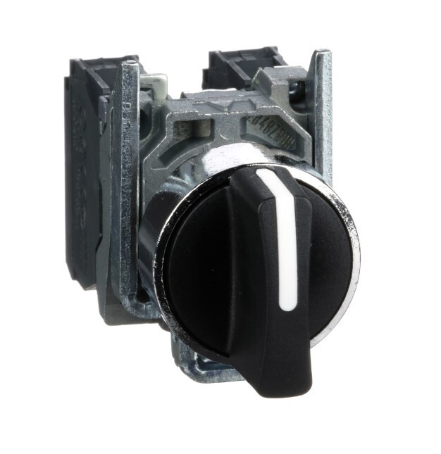 XB4BD33 SCHNEIDER  Harmony, 22mm BLACK selector switch FAST SHIPPING
