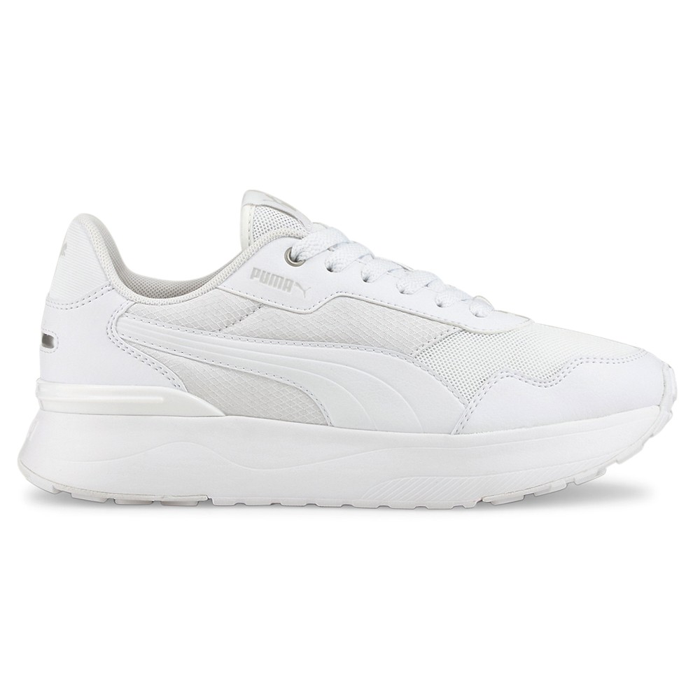 PUMA R78 Voyage Platform  Youth Girls White Sneakers Casual Shoes 38204802