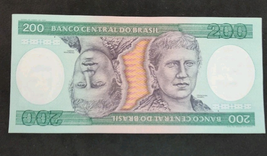 1981-86 Brazil 200 Cruzeiros A4080077780A Unc