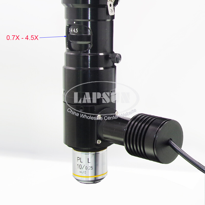 200X - 2000X Zoom Industry Stereo Microscope Camera Coaxial Light C-mount Lens