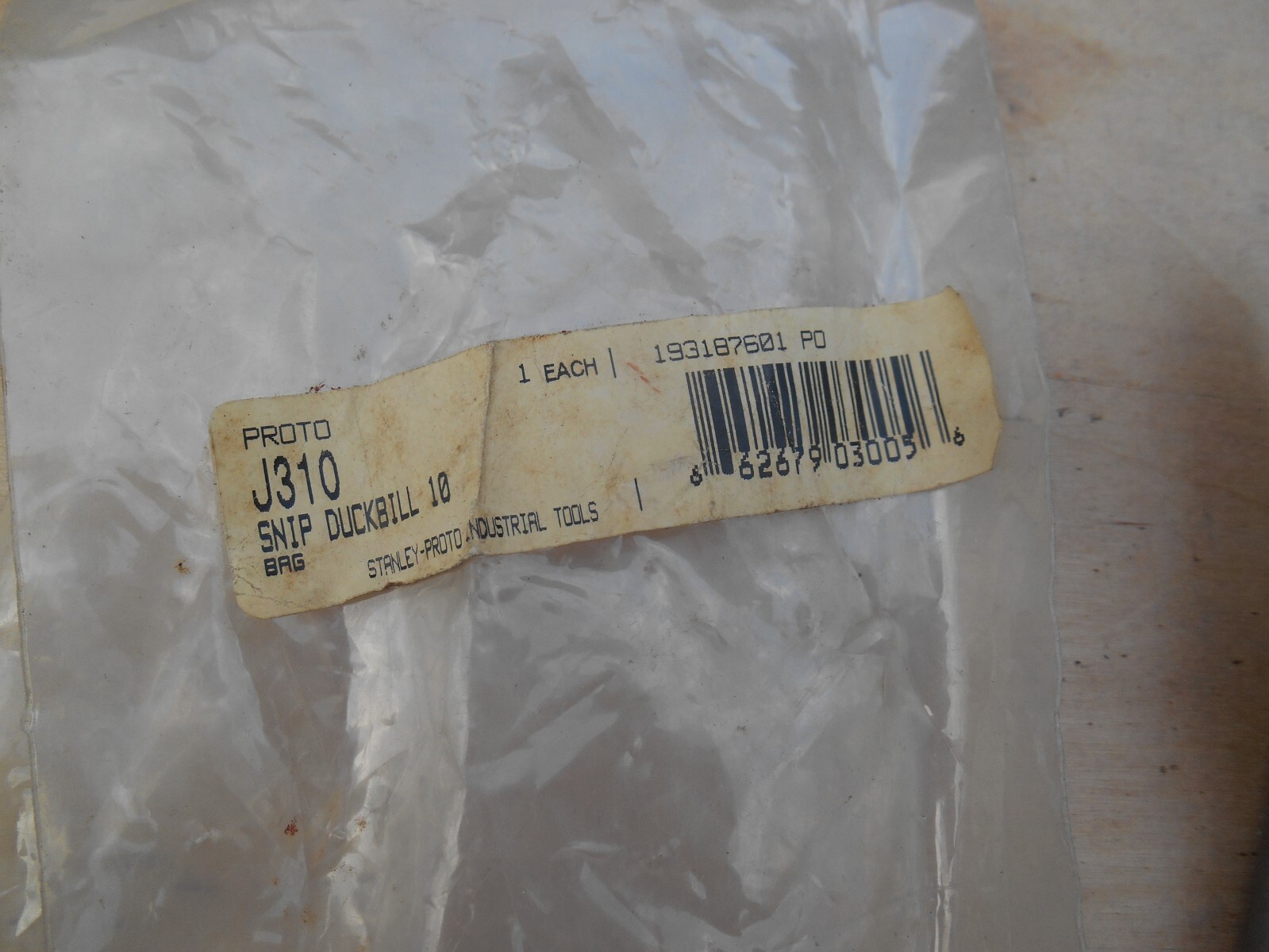 Proto J310 duckbill snips, New