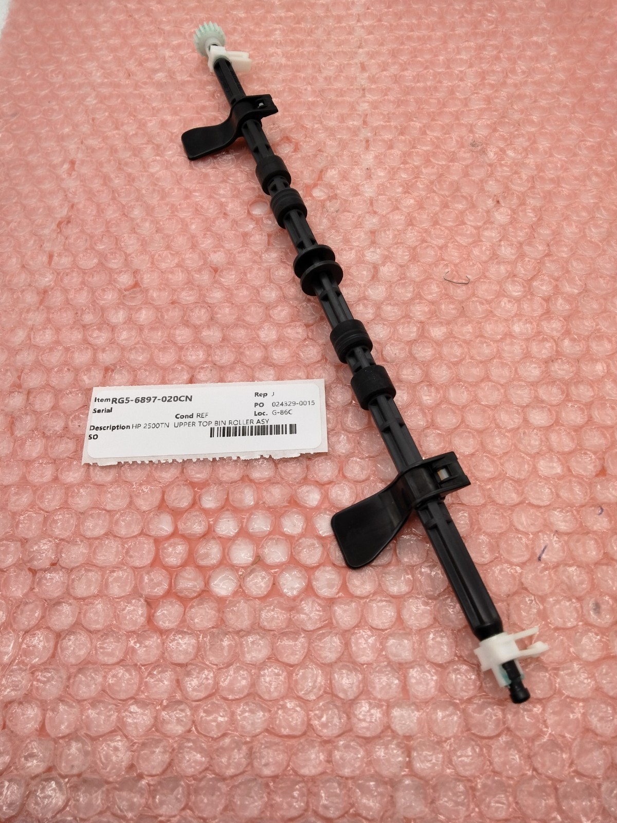 RG5-6897 HP 2500TN UPPER TOP BIN ROLLER ASSEMBLY