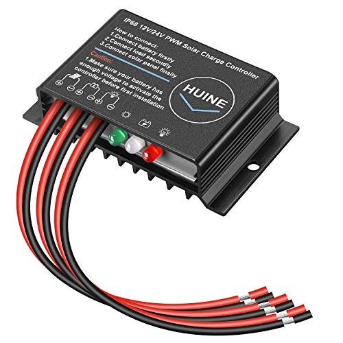 20A 12V 24V Auto IP68 Waterproof PWM Solar Charge Controller Solar Panel
