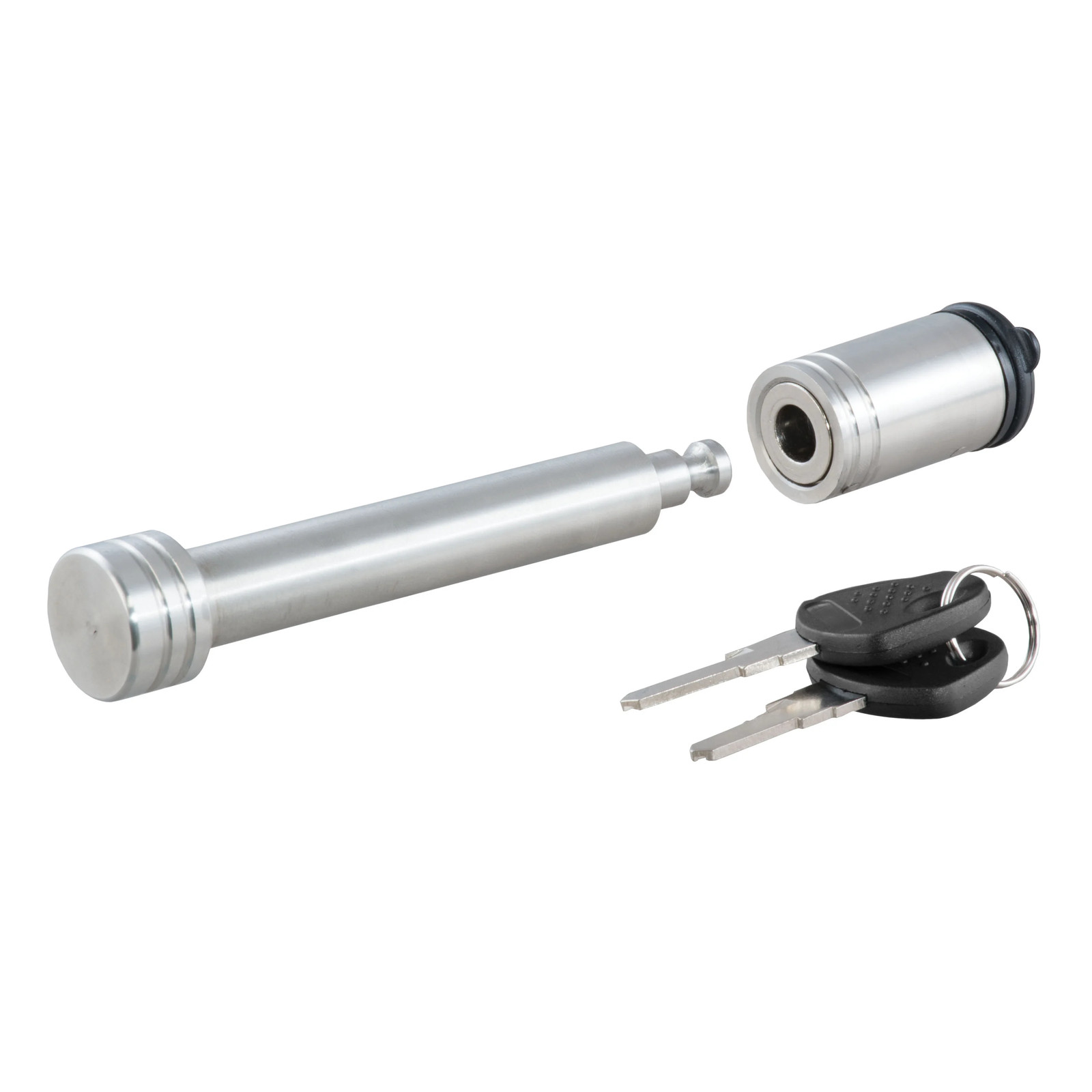 CURT 5/8in Hitch Lock Barbell Fits 2in or 2-1/2in Receiver Stainless Part# 23519