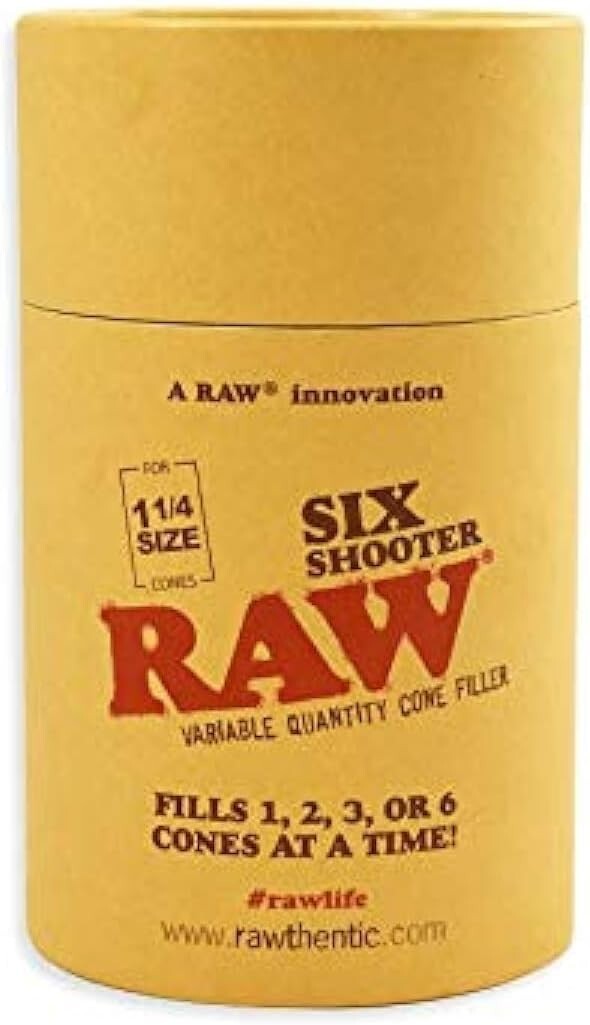 RAW Six Shooter Cone Filler – Fill 1, 2, 3, or 6 Cones at Once – 1 1/4