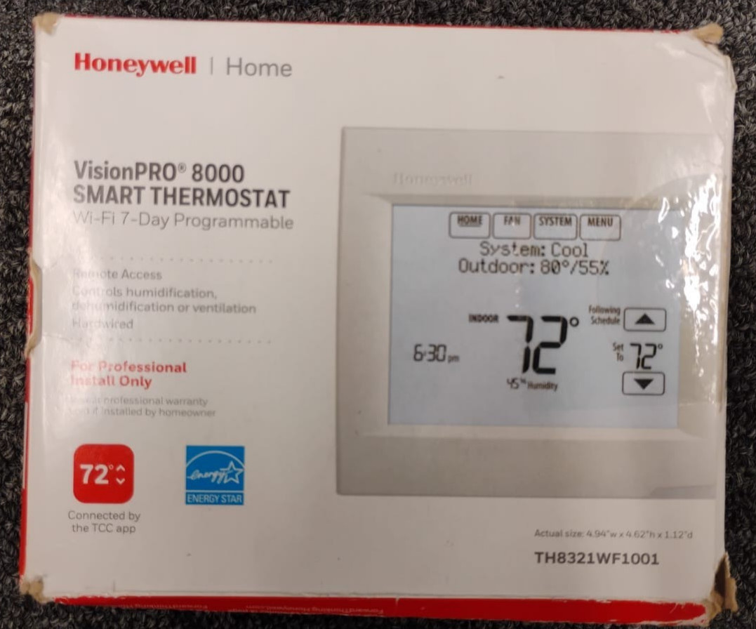 Honeywell TH8321WF1001/U Wi-Fi 8000 for Residential or Commercial Use - OBN , K4