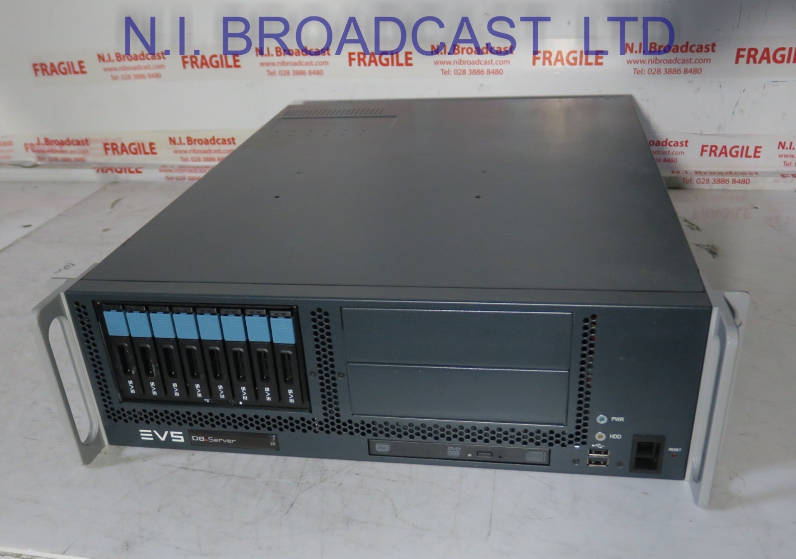 EVS DB server  with IP director lice, IP engine, X square  (ref 2)