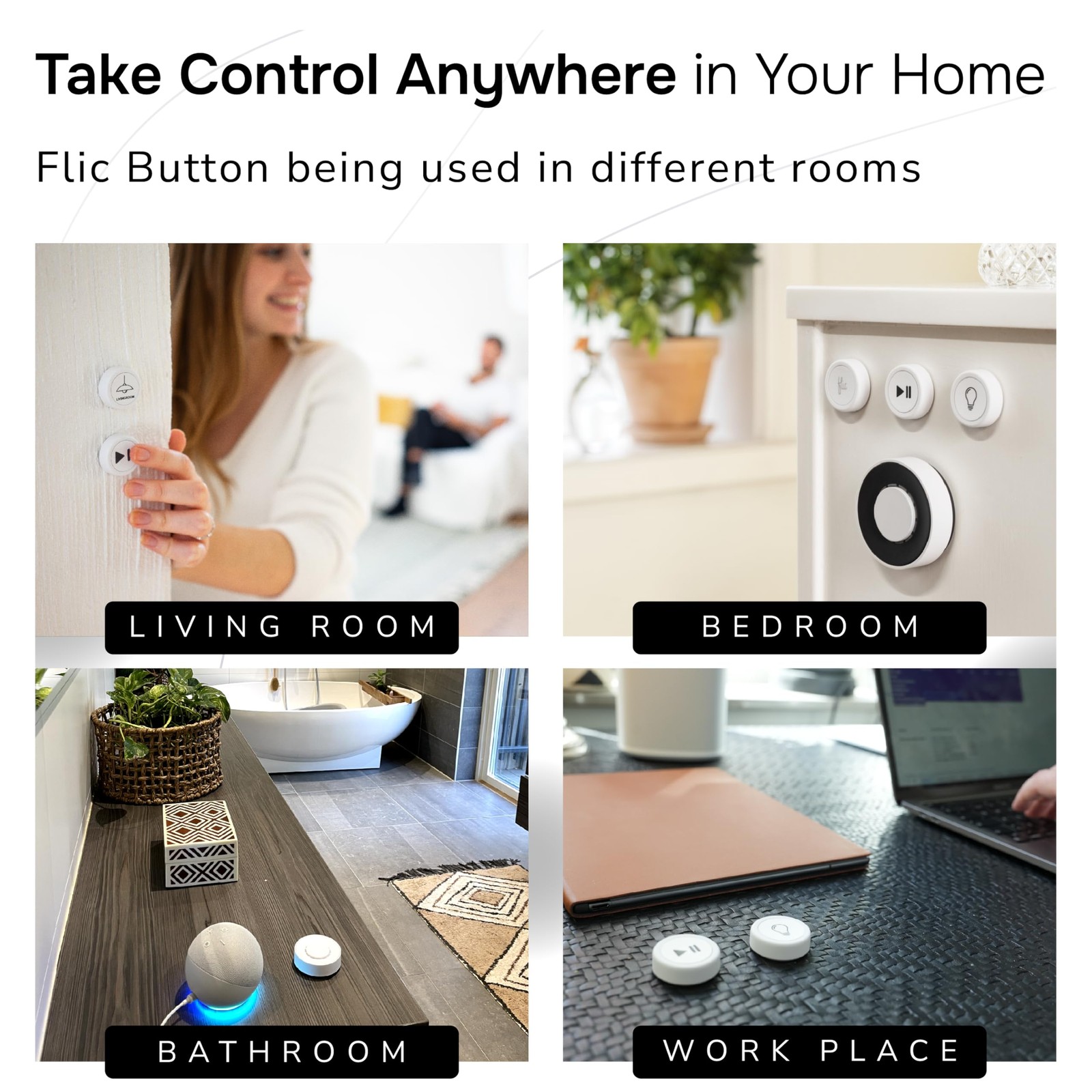 Flic Smart Button Switch Music Controller Routine Trigger That Works Alexa