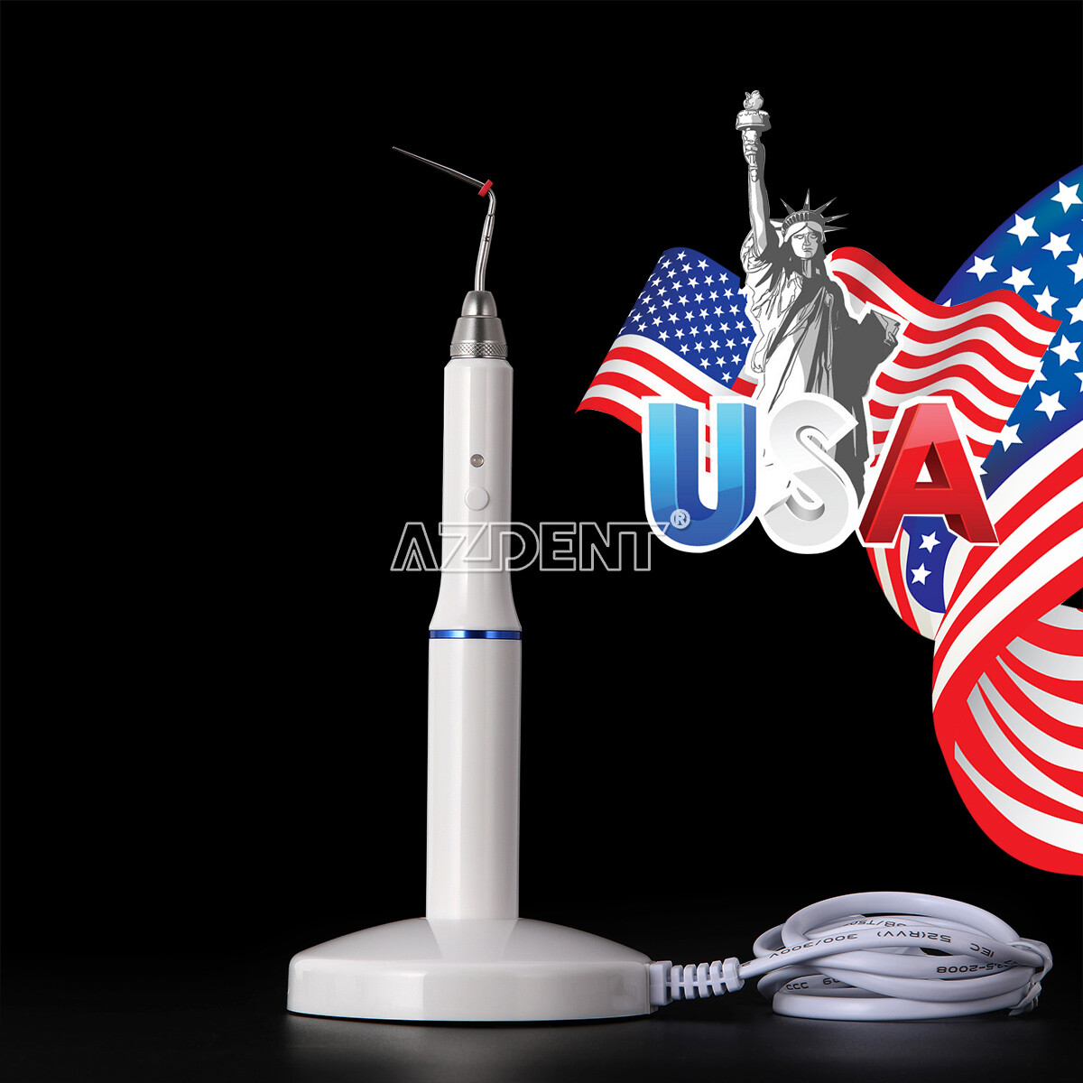 Dental Wireless Endo Root Gutta Percha Obturation System Heated Pen +Tip Op-fill