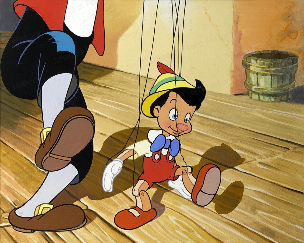 8x10 Print Pinocchio Illustration Animation 1940 #PN
