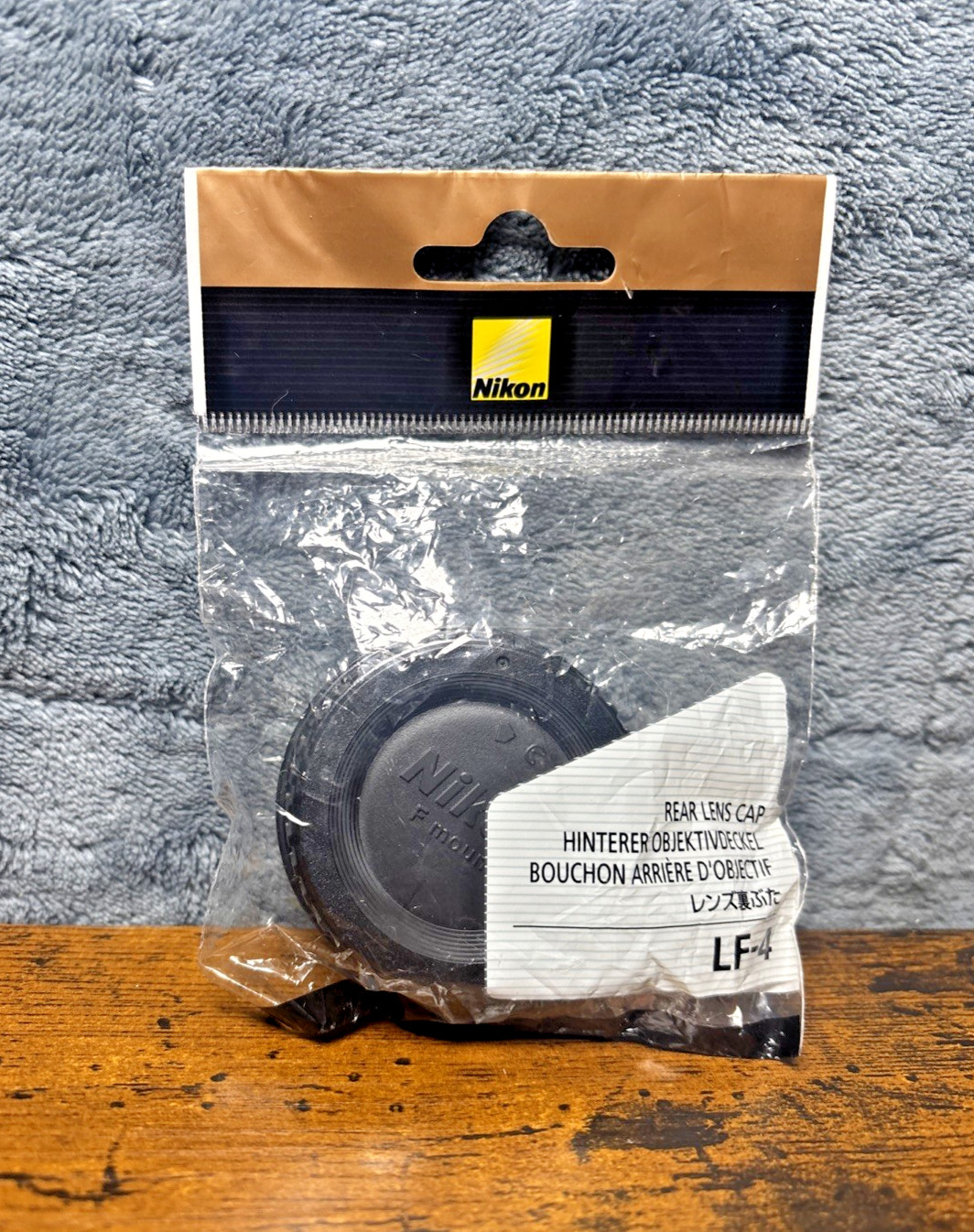 New Nikon LF-4 Original Nikkor Lens F Mount Rear Cap - Brand New