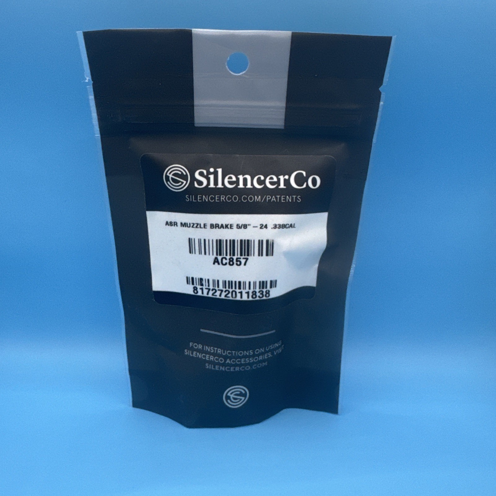Silencerco ASR Muzzle Brake (5/8x24, .338 Caliber) - AC857