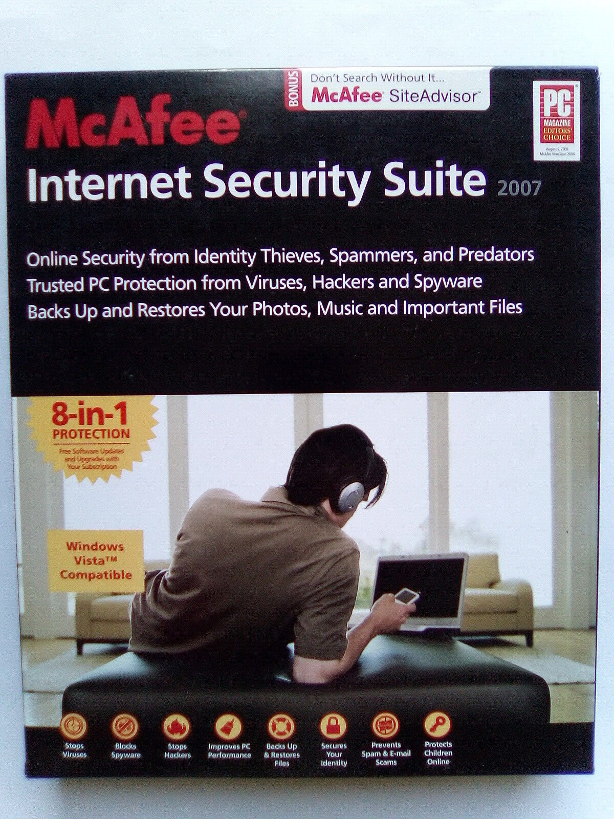 McAfee Internet Secruity Suite 2007 (8-in-1 Protection)