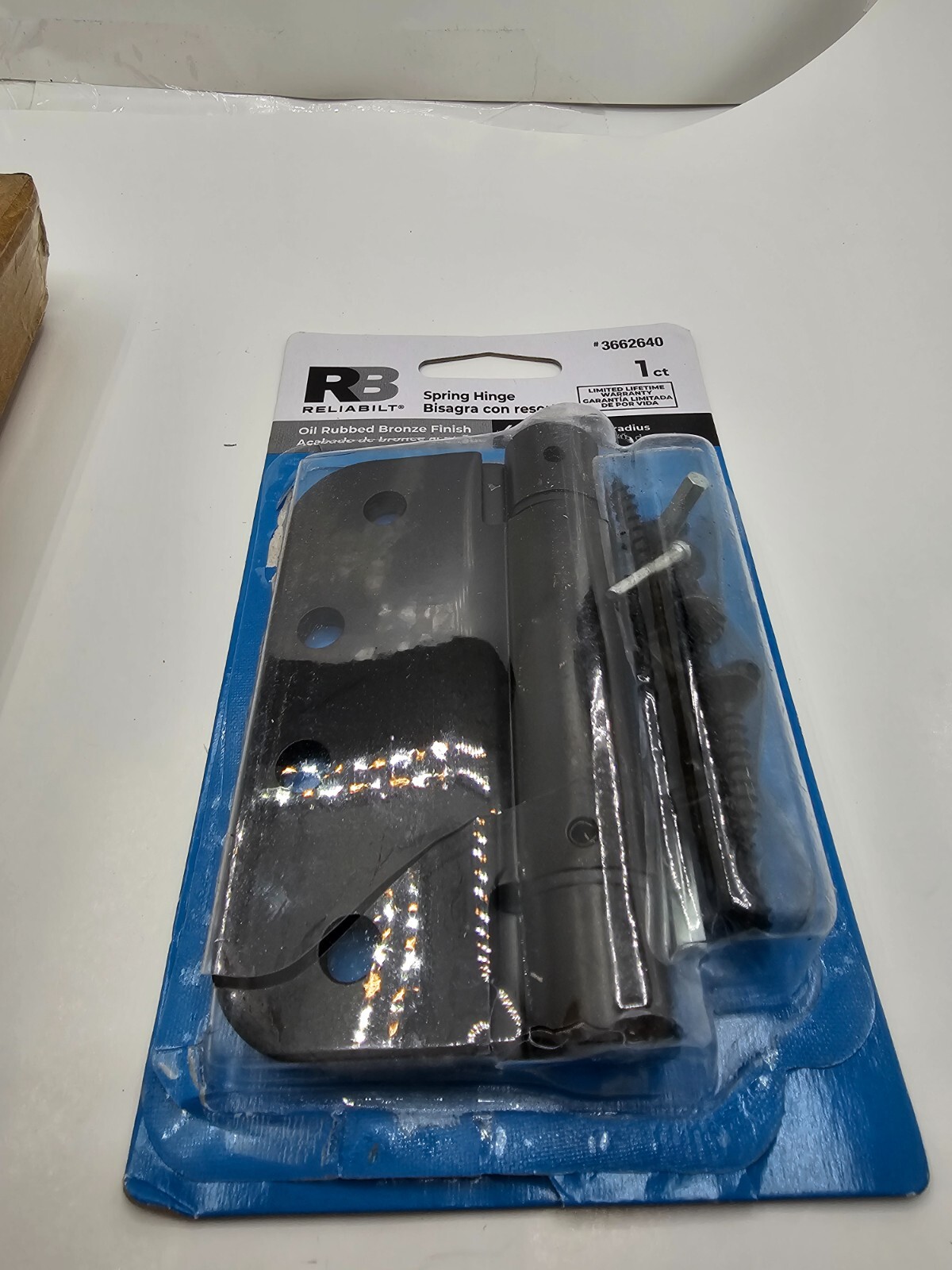 ( QTY 2 ) Reliabilt Spring Door Hinge Oll Rubbed Bronze 3662640
