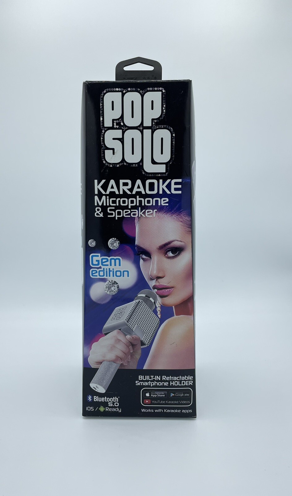 Tzumi Pop Solo Karaoke Microphone & Speaker Gem Edition