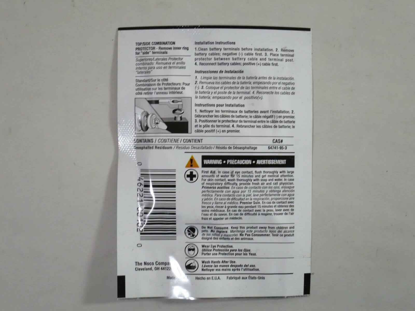 Noco NCP-2 Top Battery Terminal Protectors 2-Pack Corrosion Preventative Treated