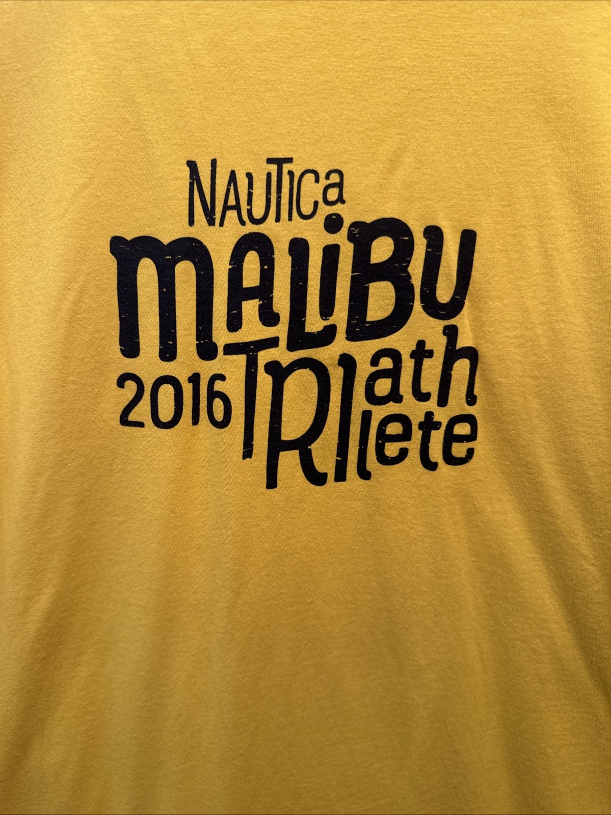 2016 Nautical Malibu Triathlon Race , Equinox T Shirt L, Yellow, Swim, Bike, Run