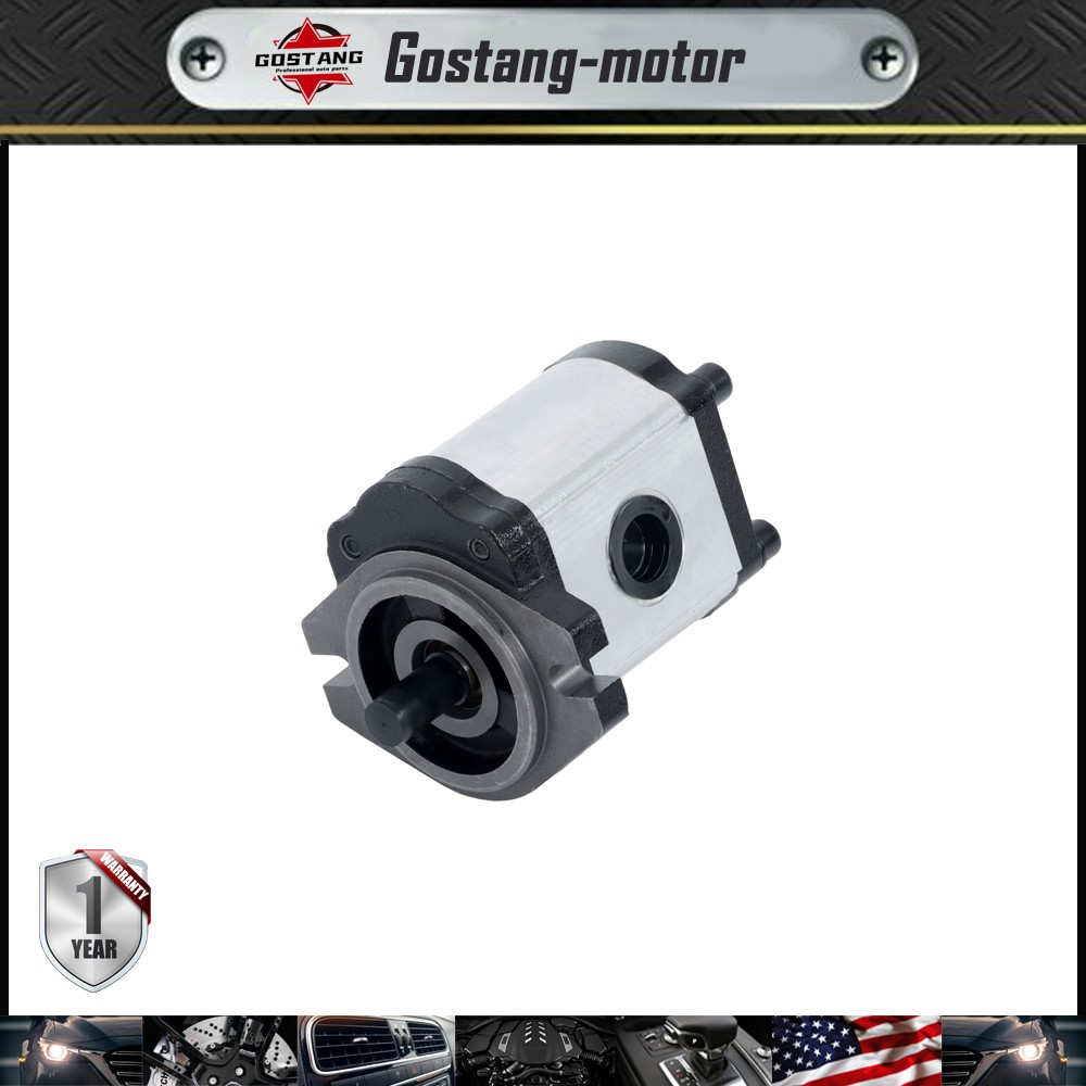 3-17 GPM Hydraulic Gear Pump 9 Tooth Spline Shaft, SAE A-2 Bolts CW Cast Iron
