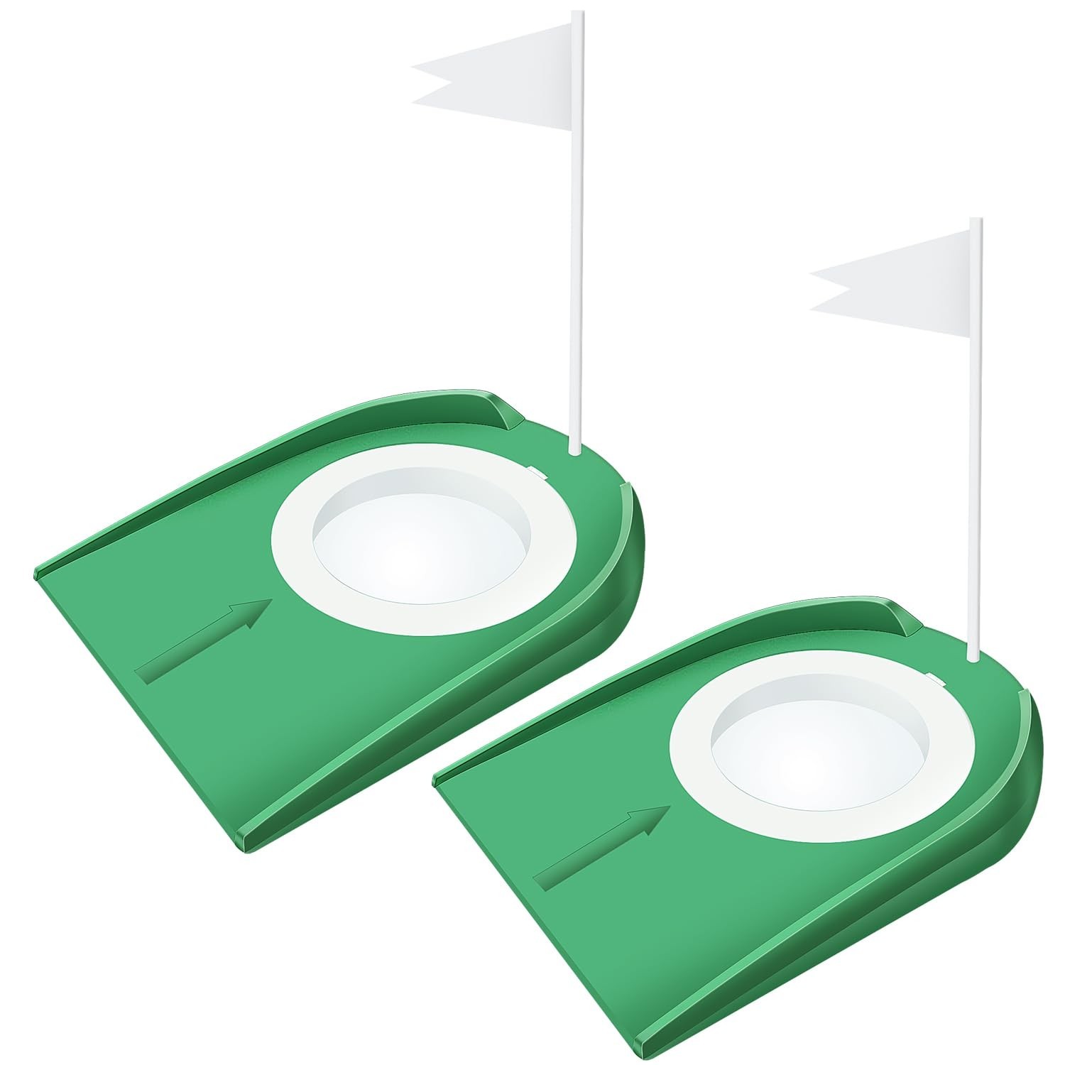 Golf Putting Cup with Flag Golf Putting Hole Practice Training Aids, Indoor G...