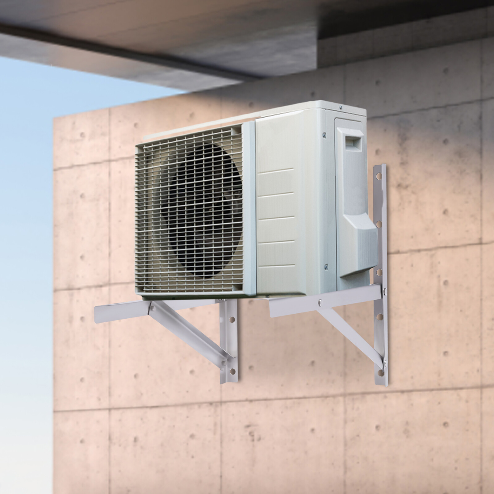 Heavy Duty Wall Air Conditioning AC Bracket Ductless Mini Split Hanging Rack