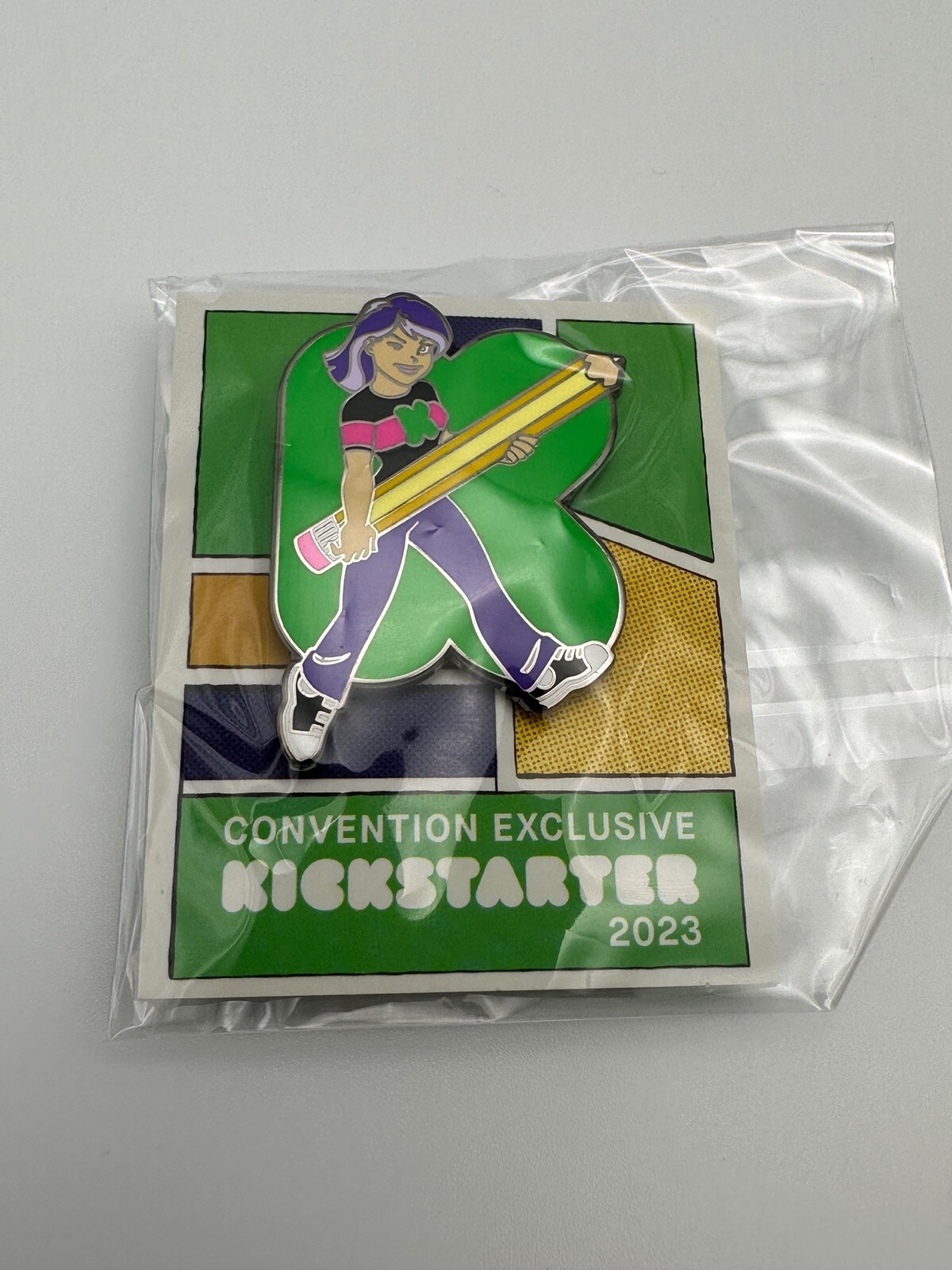 SDCC 2023 EXCLUSIVE Kickstarter Promo Enamel Pin