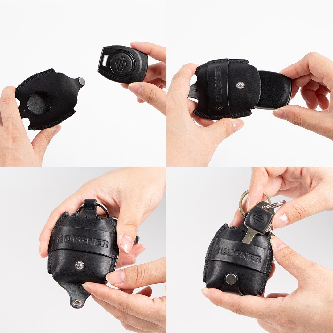 Leather Key Fob Case [K-74]