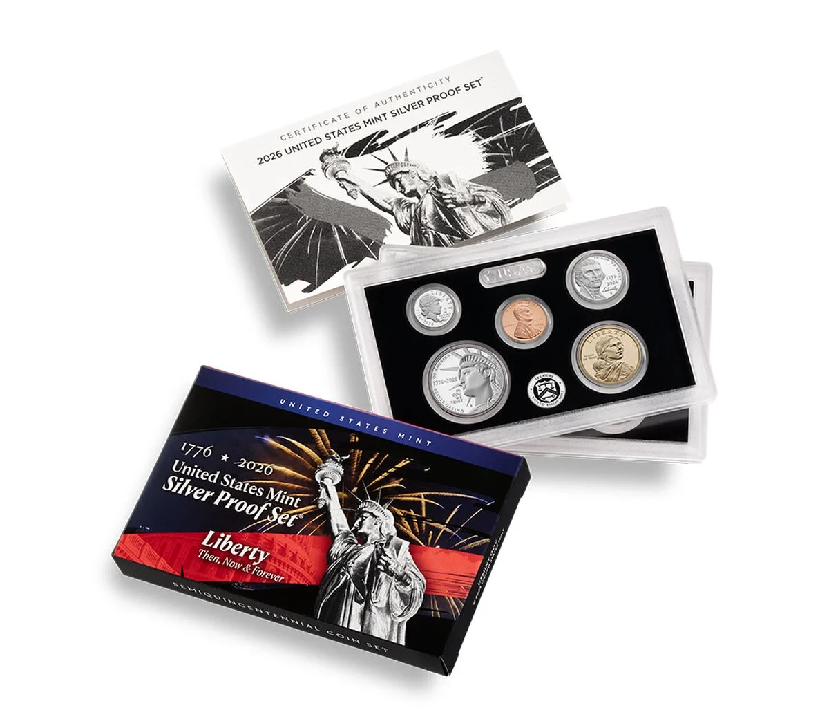 2026 Silver Proof Set US Mint Semi Quincentennial Silver Proof Set