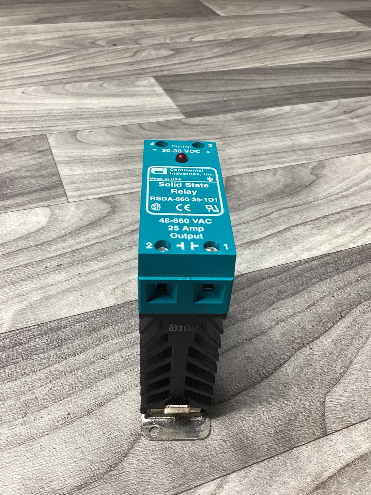 Continental Industries Solid State Relay  RSDA-660-25-1D1 #115N7*BI