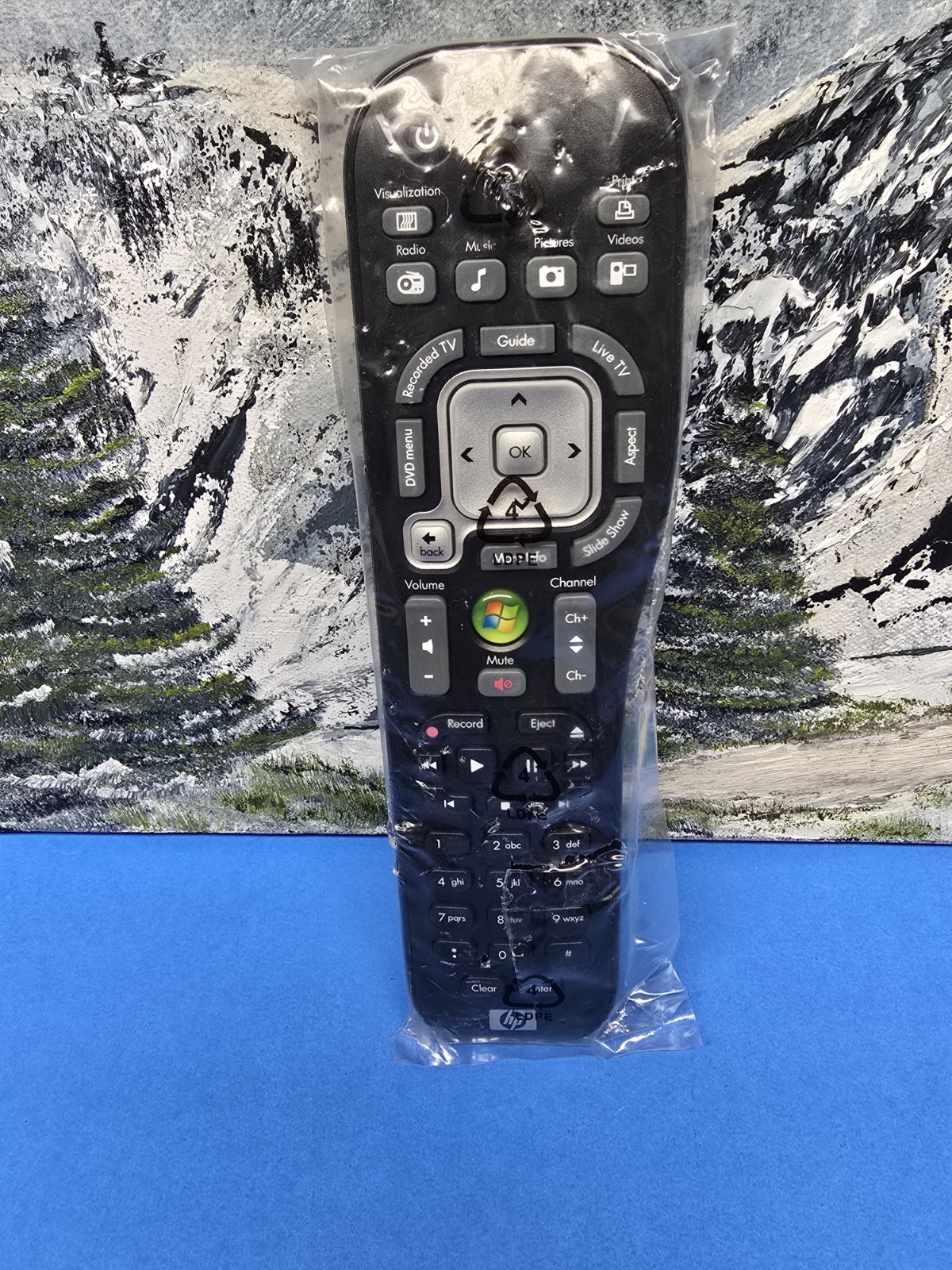 HP Microsoft MCE Media Center IR RC6 Remote Control For Windows 7 Vista NUC