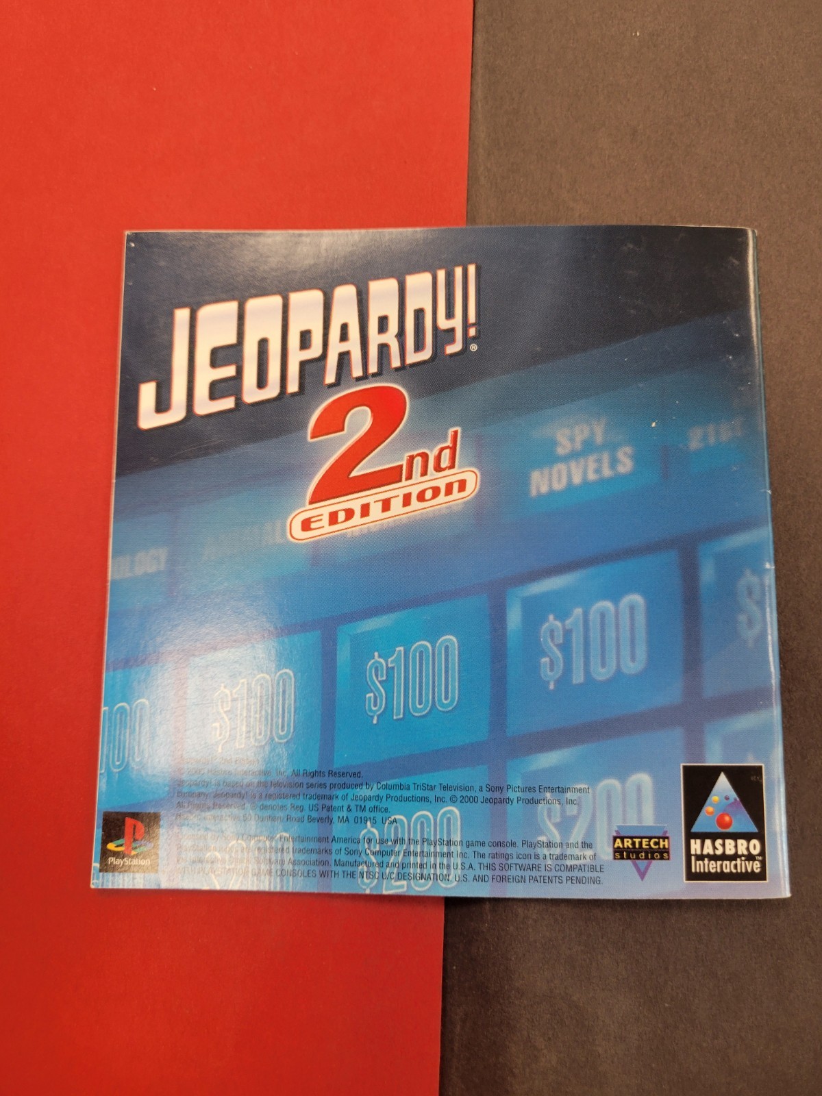 Jeopardy! 2nd Edition Instruction Booklet ONLY! (Playstation, PS1) Authentic