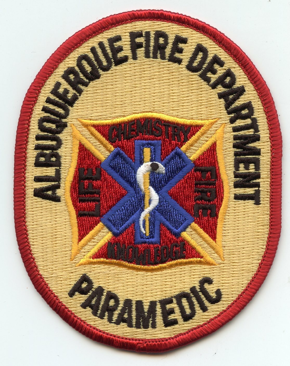 ALBUQUERQUE NEW MEXICO PARAMEDIC FIRE PATCH