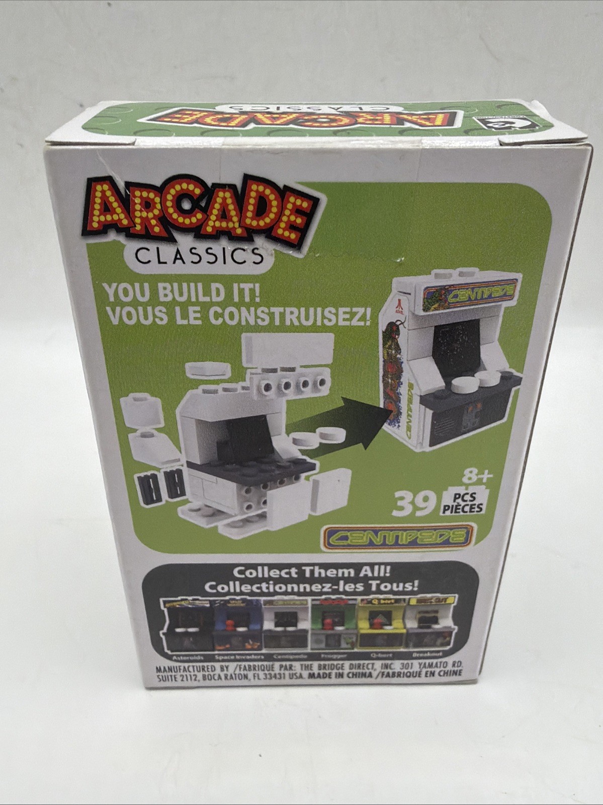 Arcade Classics Buildable Mini Arcade Centipede C3 Construction New In Box 8+