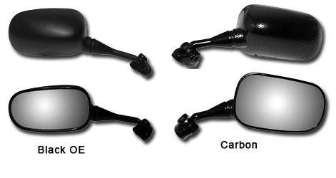 Emgo Factory Style Mirror - Carbon Fiber - Left - 20-43094