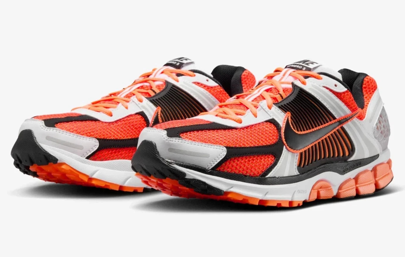 Men Nike Zoom Vomero 5 Athletic Sneakers Shoes White/Black/Orange FB9149-800