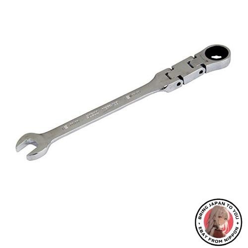 New SK11 Double Joint Ratchet Wrench 2-Stage Swivel 12mm MSFR-12D