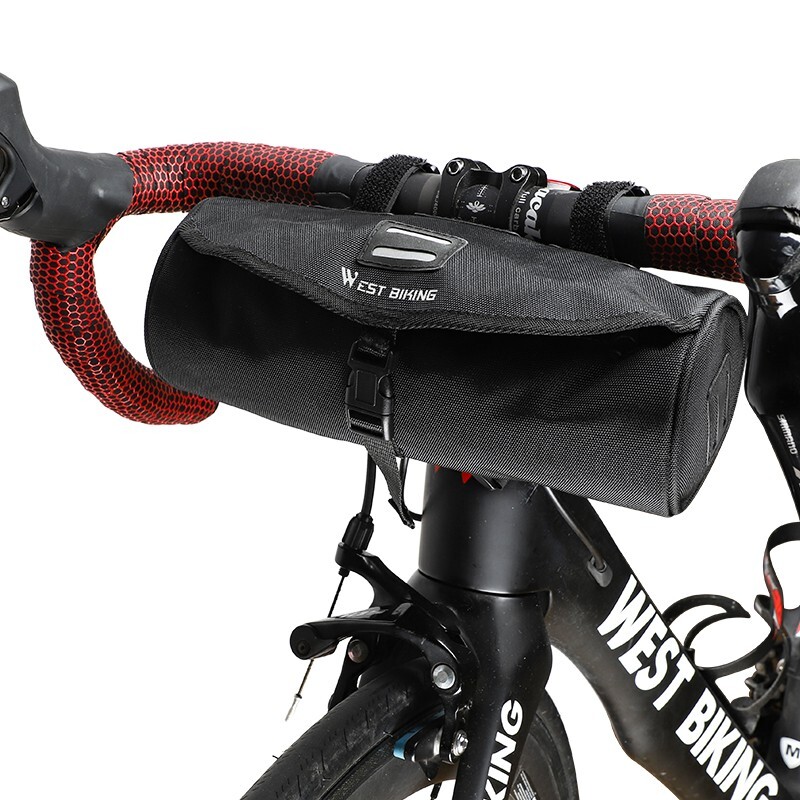 WEST BIKING Scooter Bike Handlebar Bag Waterproof Bicycle Tail Saddle Bag 2L