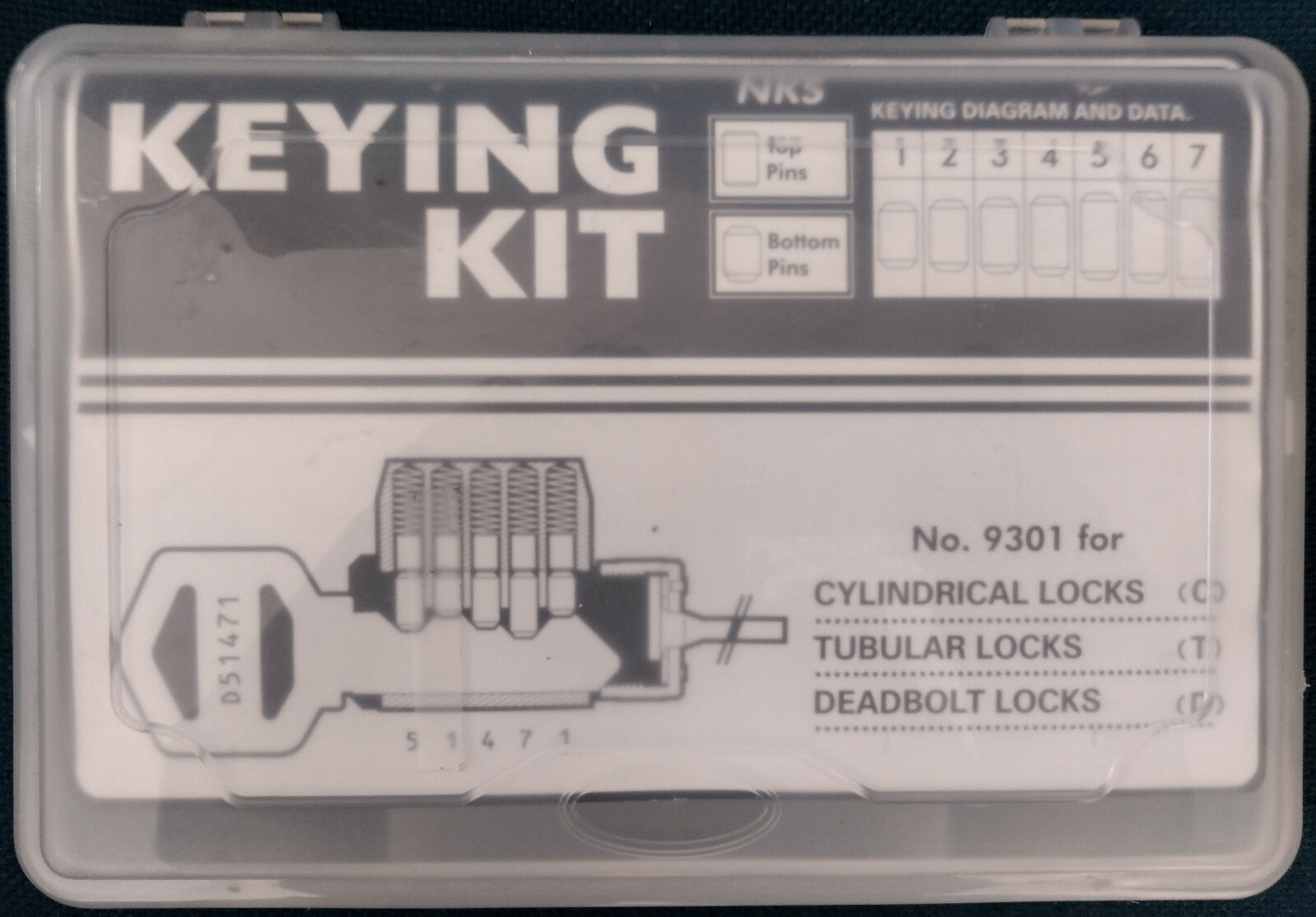 NKS 9301 Kwikset 5 and 6 Pin Re-Keying Kit NEW IN BOX FAST SHIP!